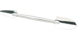 Stainless steel twin scoop