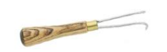 Stainless steel root pick two nail