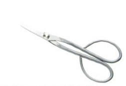 Stainless steel trimming scissors