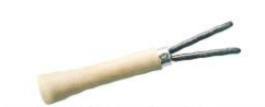 Wooden pattren root pick two nail